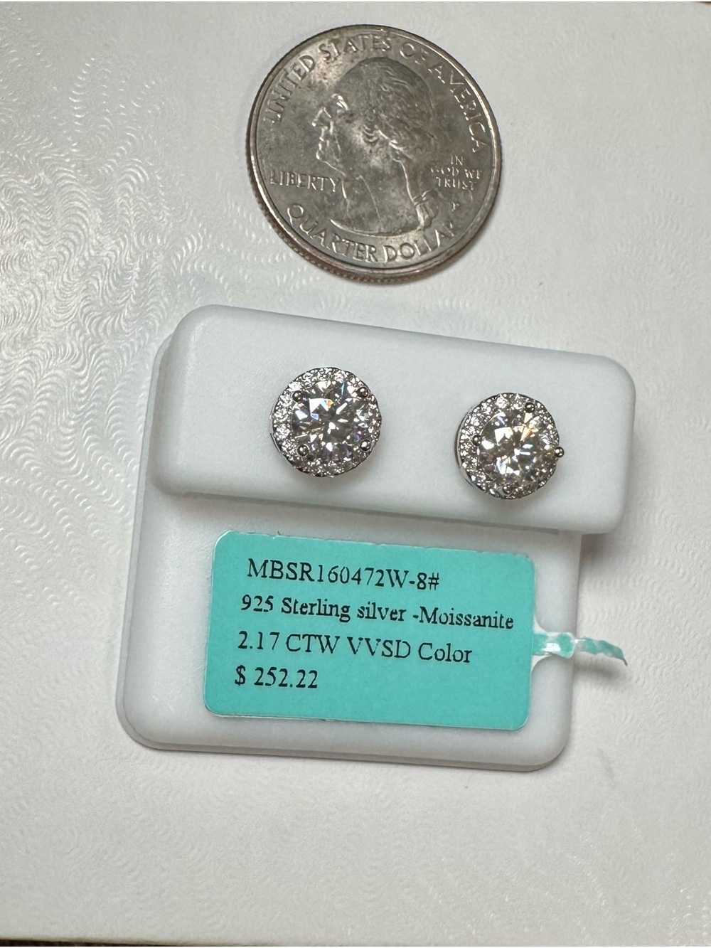 Moissanite earrings